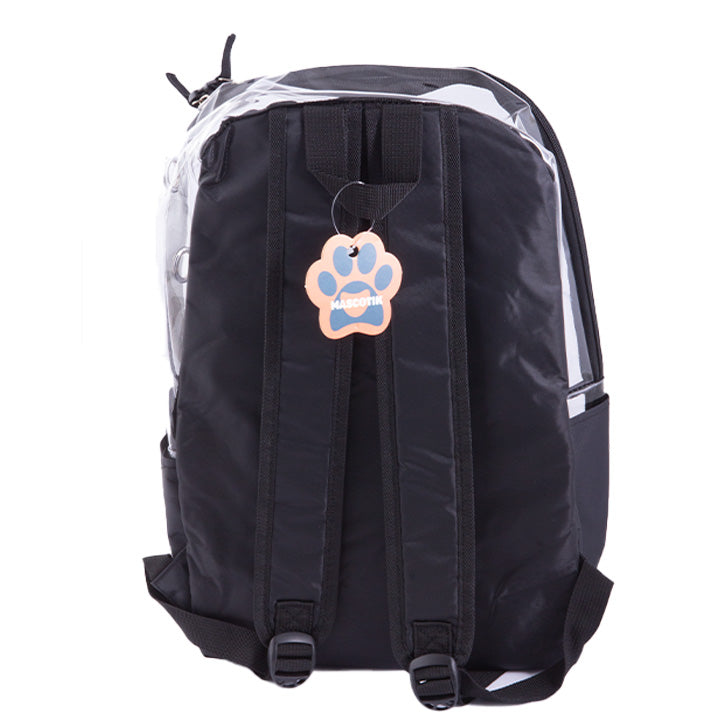 BOLSO TRANSPORTADOR DE MASCOTAS CON MALLA NEGRA