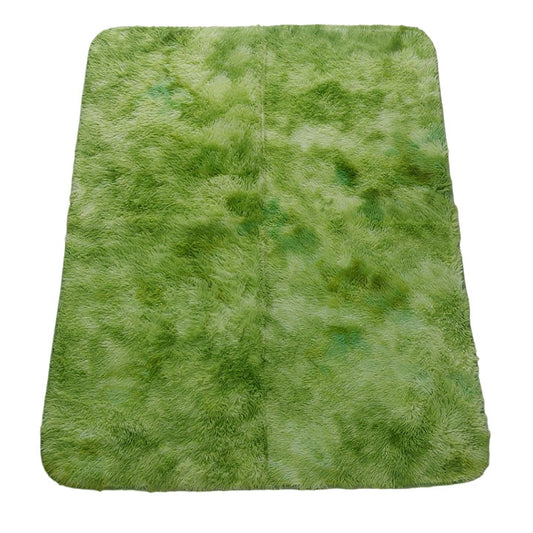 ALFOMBRAS TIPO PELUCHE VERDE LIMÓN